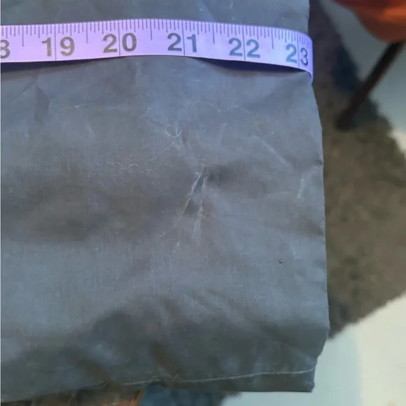 Vintage Ralph Lauren Olive Coat with Brown Collar - Picture 9 of 10